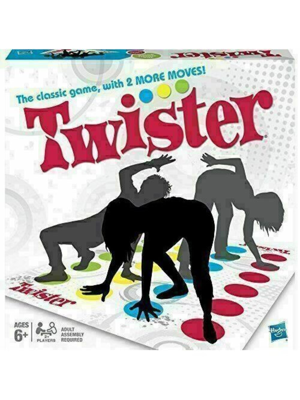 Twister by Hasbro - The Classic Game With Two More Moves - New & Sealed